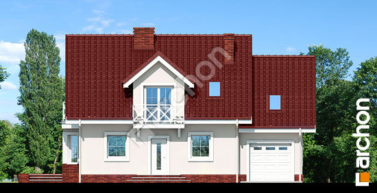 Elewacja frontowa projekt dom w rododendronach 6 ver 3 036aa1fce886691b7a442328c96eabd0  264