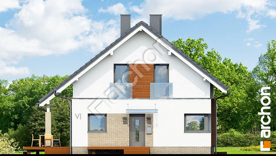 Elewacja frontowa projekt dom w avenach 2 e746ce438e2ffaa65dd78e60e5977868  264