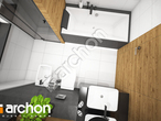 gotowy projekt Dom pod jarząbem 8 (N) Wizualizacja łazienki (wizualizacja 3 widok 4)