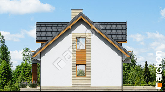 Elewacja boczna projekt dom w rododendronach 6 wn 713d421e61a061728cf55ce549815fc8  265
