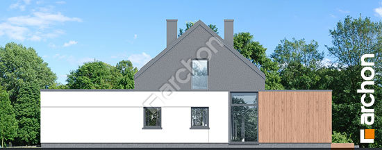 Elewacja boczna projekt dom w ostnicach g2e c59b737570f39eb3b739f6a1f6187192  265