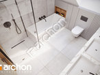 gotowy projekt Dom w arletach 3 (E) OZE Wizualizacja łazienki (wizualizacja 3 widok 4)