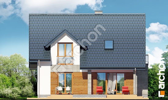 Elewacja ogrodowa projekt dom w filodendronach w 047938836bc282adedbcb0ad9e4d4a46  267