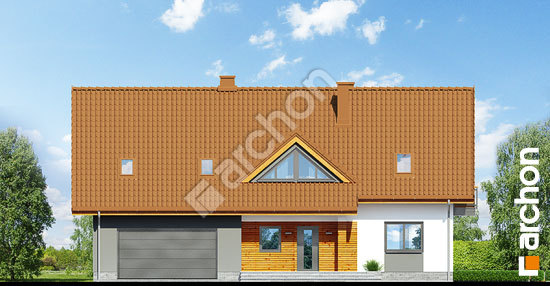 Elewacja frontowa projekt dom w goldenach b41f90657473d0fe46291ae799abf357  264