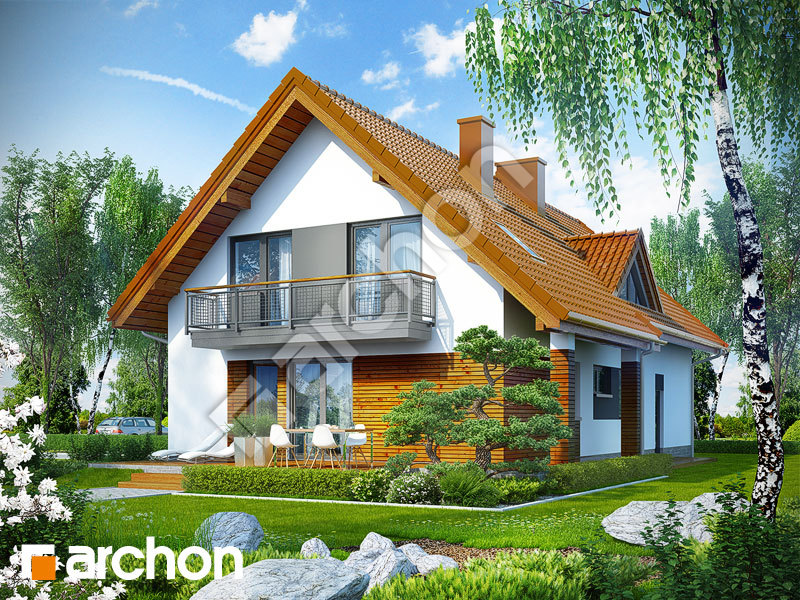 gotowy projekt Dom w goldenach widok 1