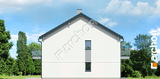 Elewacja boczna projekt dom w bratkach r2e ver 2 928ec8334259d97bd647e1856b401f3d  266