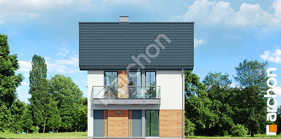 Elewacja frontowa projekt dom w bratkach r2e ver 2 849f5cb9e6e4968b63fe074b91c14766  264