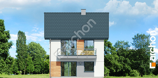 Elewacja ogrodowa projekt dom w bratkach r2e ver 2 649c2c2c878350f1e0d4f73c29f5e7fb  267