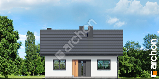 Elewacja frontowa projekt dom w jagodach 3 2d5786678cec0ff9df96c10f5093c779  264