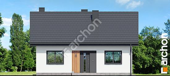 Elewacja frontowa projekt dom w jagodach 3 e162dd98509a4bb6aec8a9764d03933d  264