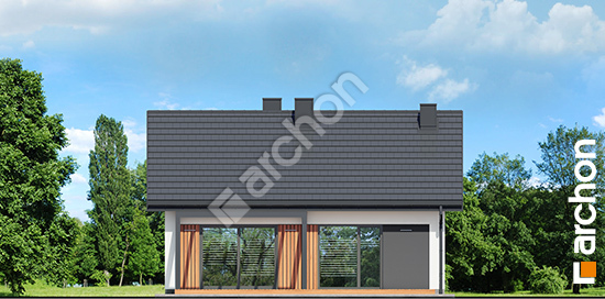 Elewacja ogrodowa projekt dom w jagodach 3 28d22b001ba87d1abde16bc06034b131  267