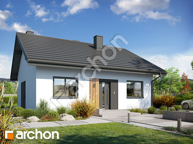 gotowy projekt Dom w jagodach 3 