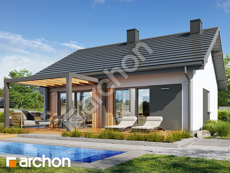 gotowy projekt Dom w jagodach 3 widok 2