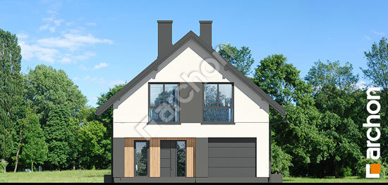 Elewacja frontowa projekt dom w malinowkach 31 g 3fbbc46864805884acd02e13a6c22fd9  264