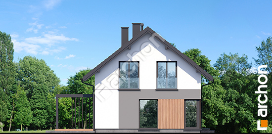 Elewacja boczna projekt dom w wisteriach 20 e d406e0d3c984af2543d5d4338e78cc84  266
