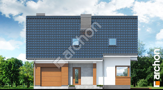 Elewacja frontowa projekt dom w jablonkach 37252710c7f82666ee707f7cdc0e05f6  264