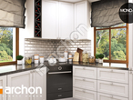 gotowy projekt Dom w rododendronach 6 (PT) Wizualizacja kuchni 3 widok 2