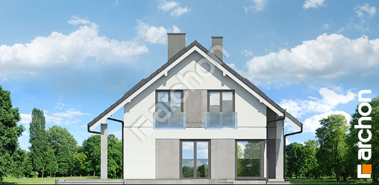 Elewacja boczna projekt dom w wisteriach 2 w daa3721396f14e28a79fa00c5c288628  266