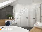 gotowy projekt Dom w wisteriach 2 (W) Wizualizacja łazienki (wizualizacja 3 widok 2)