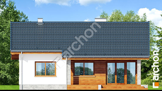 Elewacja ogrodowa projekt dom pod lipka a1f4748e88b97030957355911b877965  267