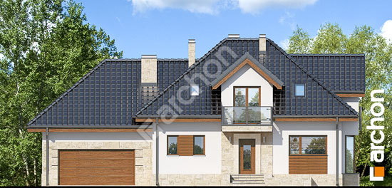 Elewacja frontowa projekt dom w werbenach g2n 400205915524bd4822c4c4e972d4760c  264