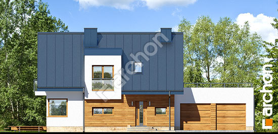 Elewacja frontowa projekt dom w amarylisach 3 g2 00335d47d5db4f43f731da162b0d9a90  264