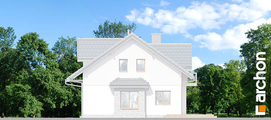 Elewacja boczna projekt dom w cyklamenach ver 2 636e3b75669694affbf79bc02dec8b90  265