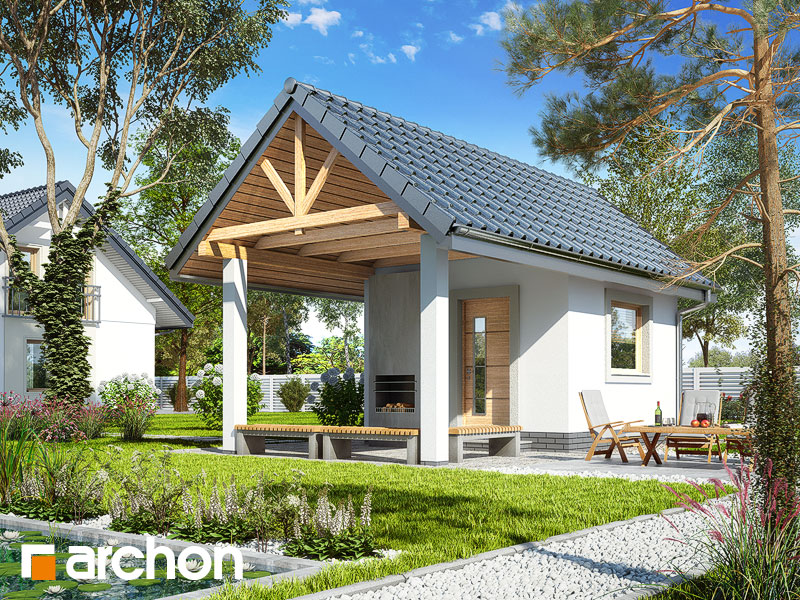 Projekty altan ogrodowych, altanek archon Ikea fliser
