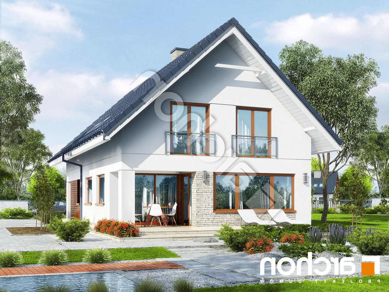 Projekt Domu Dom W Kokoryczkach G2 ARCHON projekt-domu-dom-w-kokoryczkach-g2-archon
