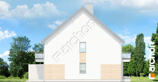 Elewacja boczna projekt dom w bratkach r2ba 245042c9c221464b18217662e63a9583  266