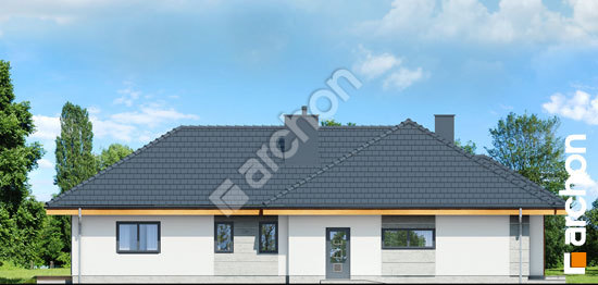 Elewacja boczna projekt dom w gloksyniach 2 fa7bb3968689f6092c009101deb5b5f0  266