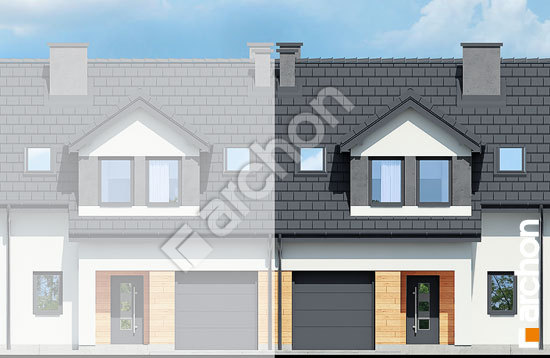 Elewacja frontowa projekt dom w klematisach 19 s 1a2ab8b678b0a77b6ec451c498c51060  264