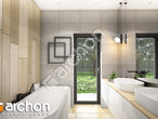 gotowy projekt Dom w peperomiach (G2) Wizualizacja łazienki (wizualizacja 3 widok 1)