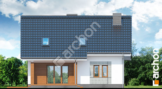 Elewacja ogrodowa projekt dom w jablonkach t 72f6b3b30ec5ec2bf841e3304bec69c1  267