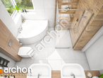 gotowy projekt Dom w leszczynowcach 2 Wizualizacja łazienki (wizualizacja 3 widok 4)