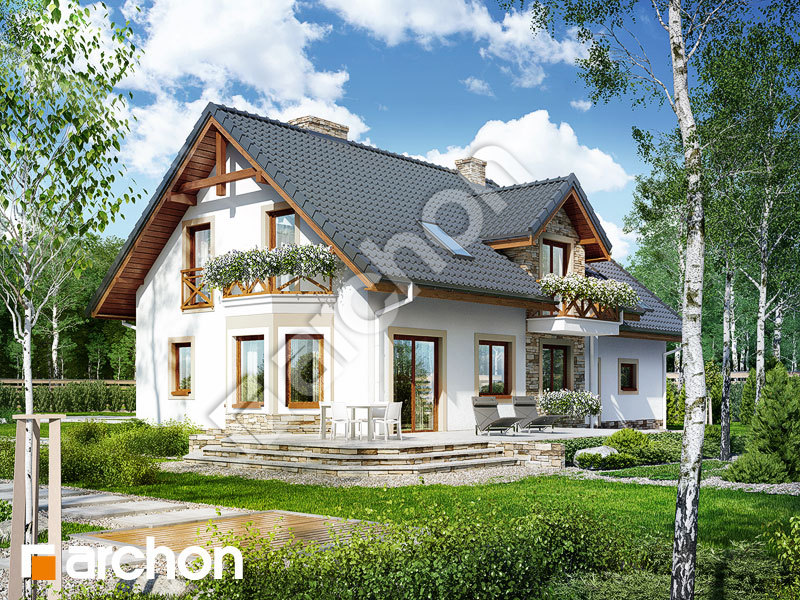 gotowy projekt Dom w sezamie 2 (G2P) widok 1