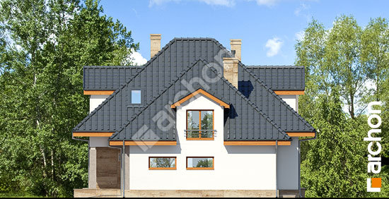 Elewacja boczna projekt dom w czarnuszce g 3b6754d41fccb3fc6a5cb2e2538846d7  265