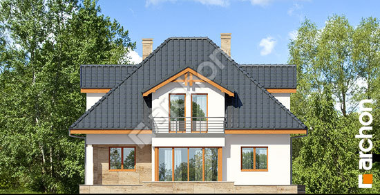 Elewacja boczna projekt dom w czarnuszce g 7737846e82f45ece4111761831a4965c  266
