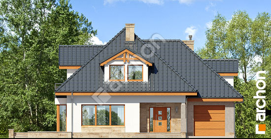Elewacja frontowa projekt dom w czarnuszce g 84effb2568e84b01fb2b13f9b2d6e56f  264