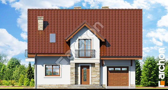 Elewacja frontowa projekt dom w lucernie gp 1971b4e92d9804932942e2727764357d  264