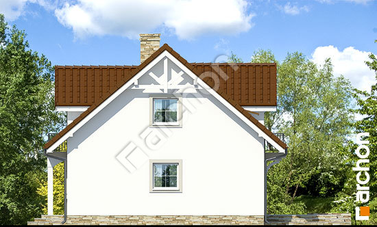 Elewacja boczna projekt dom w rododendronach 6 wp 5139bba97d52f9f57b0e85dd6544c436  265