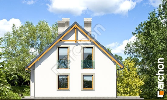 Elewacja boczna projekt dom w poziomkach 6 f2435778ee4dd2569a69dc6c331c44a0  265