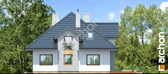 Elewacja ogrodowa projekt dom w tymianku pn 8e2d1734d337cf855c97f0496bd5861e  267