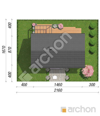 gotowy projekt Dom w kruszczykach 19 (E) OZE sytuacja