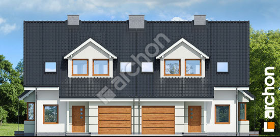 Elewacja frontowa projekt dom w klematisach 7 ver 3 5c75de1d445c7c7ad57e8477d530a535  264