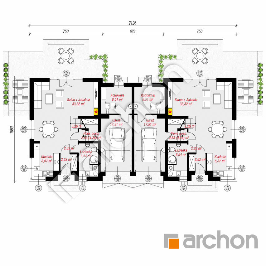 Projekt domu Dom w budlejach (R2) - ARCHON+
