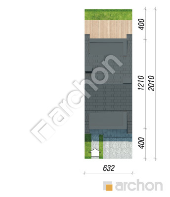 gotowy projekt Dom w riveach 8 (GS) sytuacja