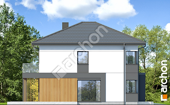 Elewacja boczna projekt willa gracja e d61b78087c0bb5481cad7f01444764d8  266