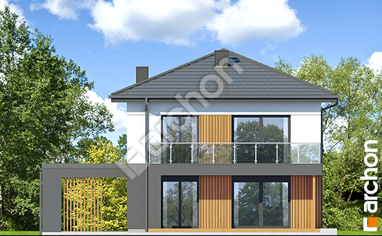 Elewacja ogrodowa projekt willa gracja e 8981c3686136b2f409d687f4fec6e21c  267