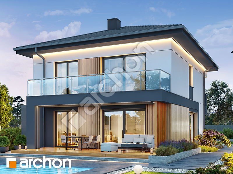 gotowy projekt Willa Gracja (E) widok 2